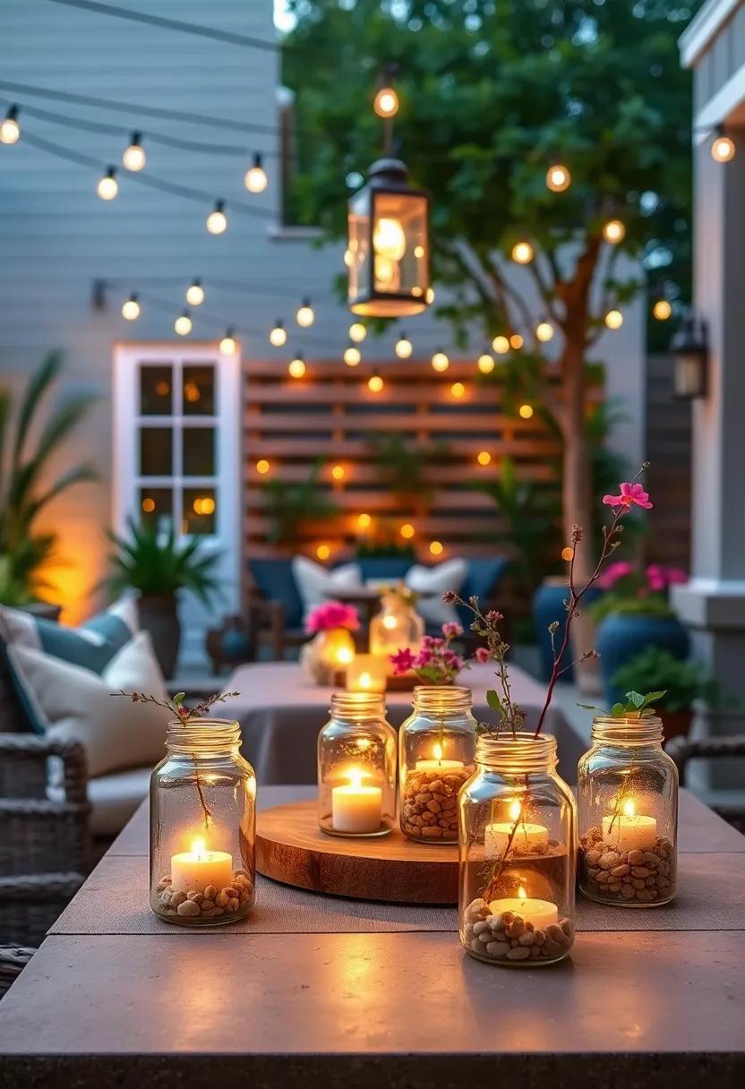 Nature-Inspired ‍Centerpieces: ⁤Fill jars with pebbles,⁤ flowers, or twigs and place tea lights inside to‌ bring the outdoors in⁣ while providing soft light