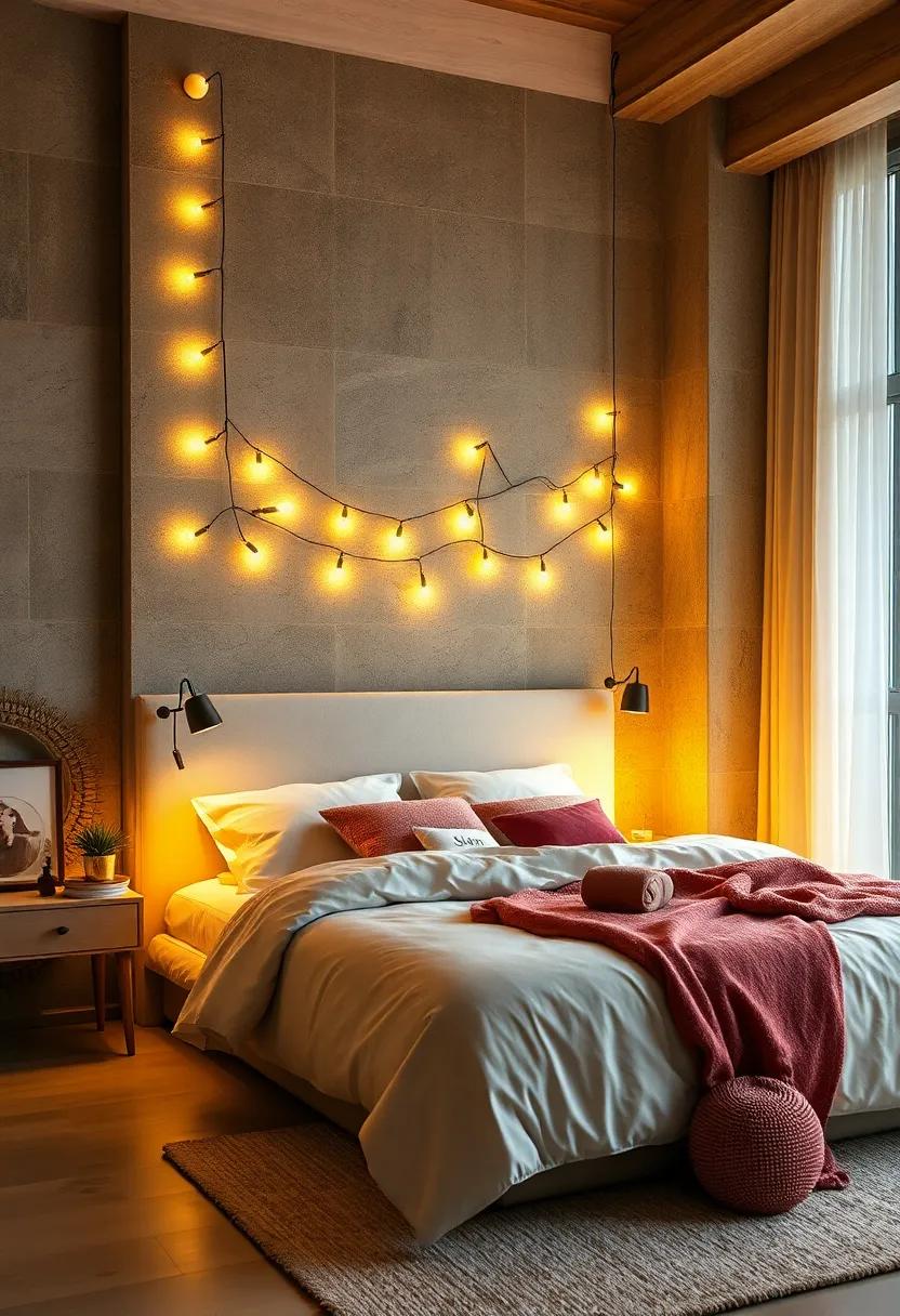 Use fairy lights or LED strips⁣ to create ambient lighting⁢ that adds⁣ warmth and reflects your mood