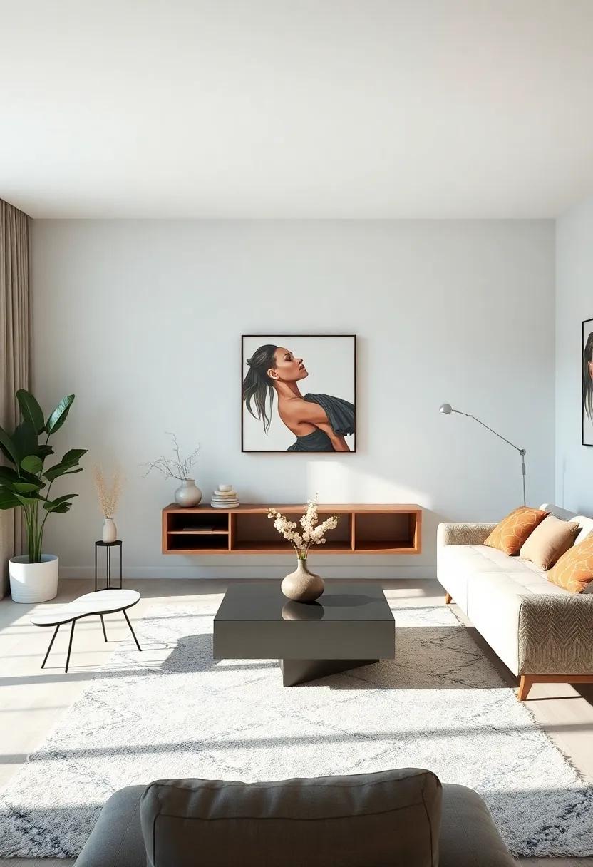 Reimaging Floating Furniture for Artistic Expression in ⁤Tiny Living Rooms