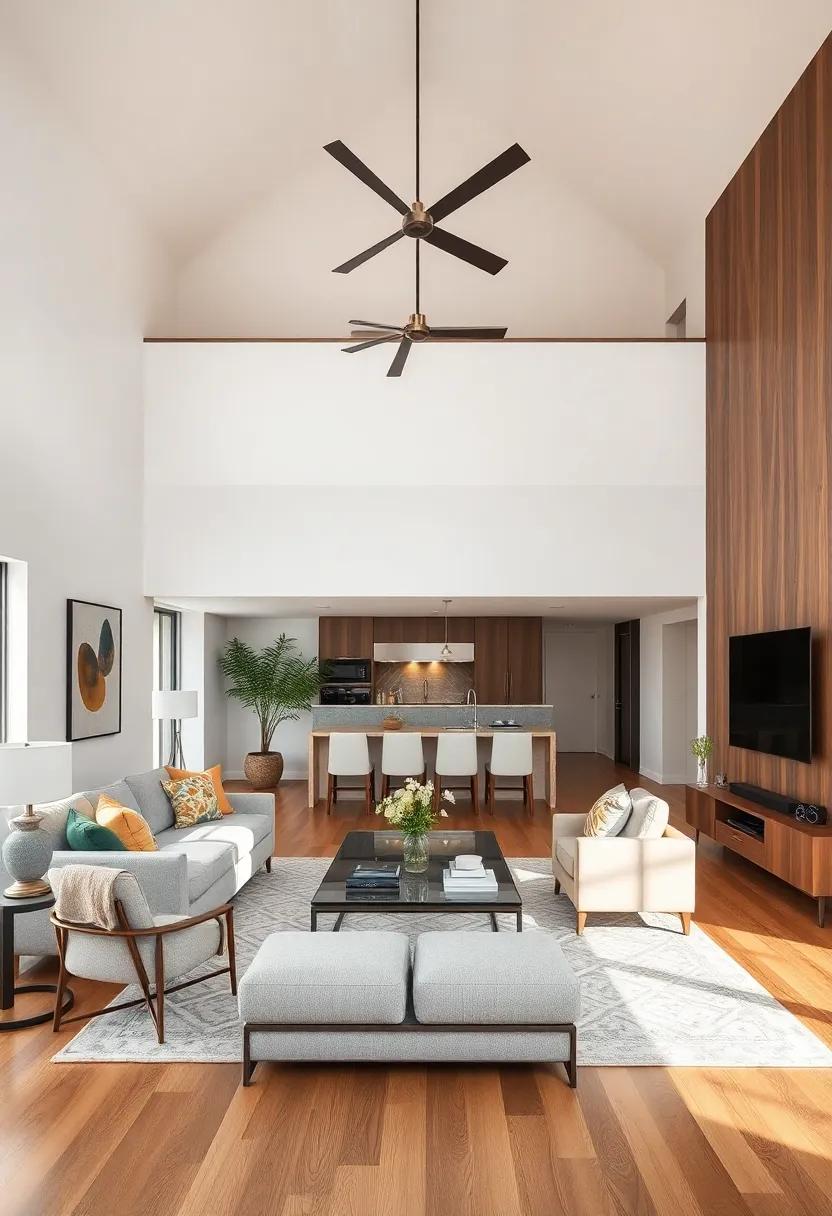 Effective Layouts ⁣That Embrace the Open Concept in High Ceiling Spaces