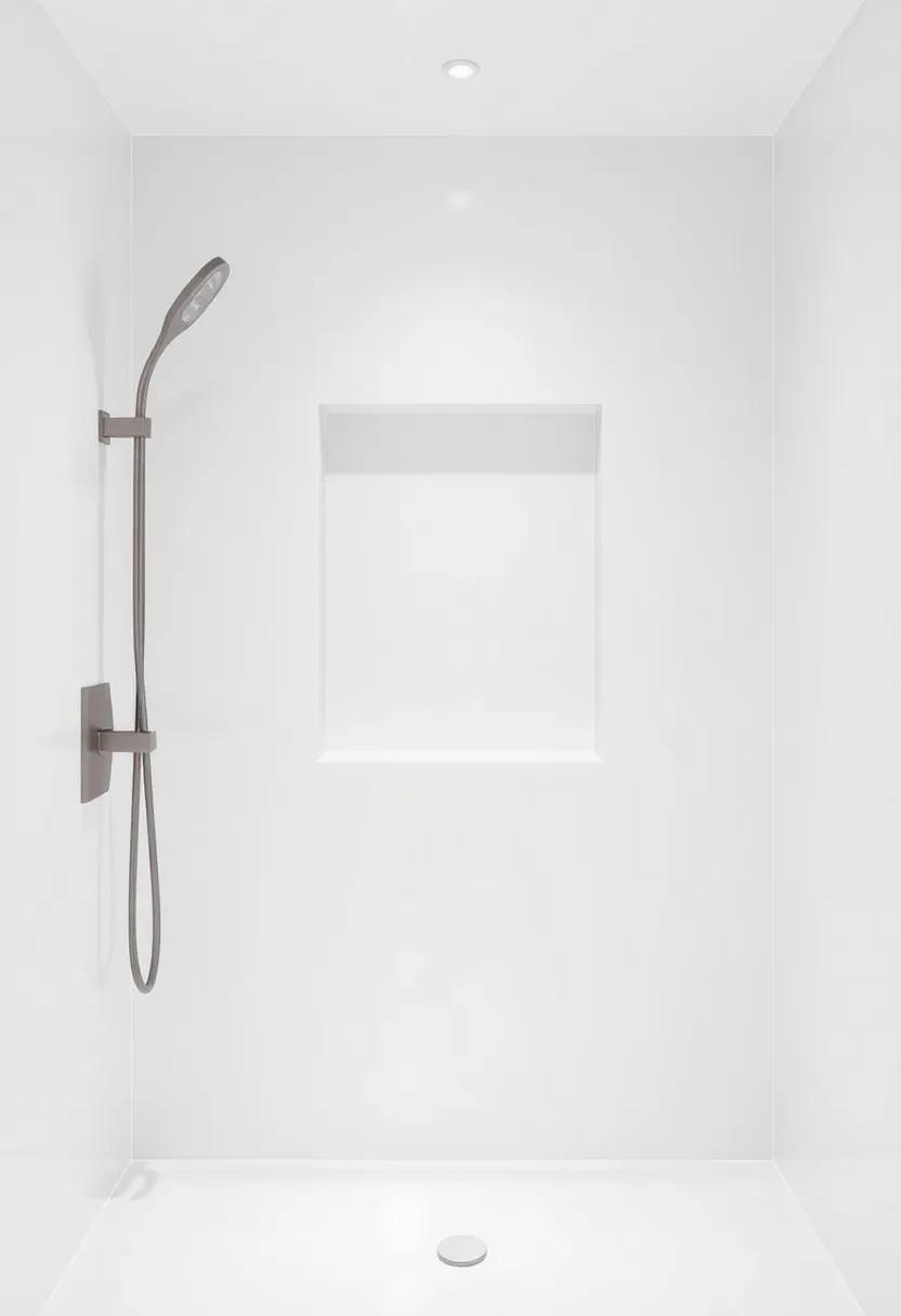 Custom Shower Niche: Create a custom shower niche to store shampoo and soap stylishly​ while maintaining a sleek, streamlined look ⁤in the ⁣shower
