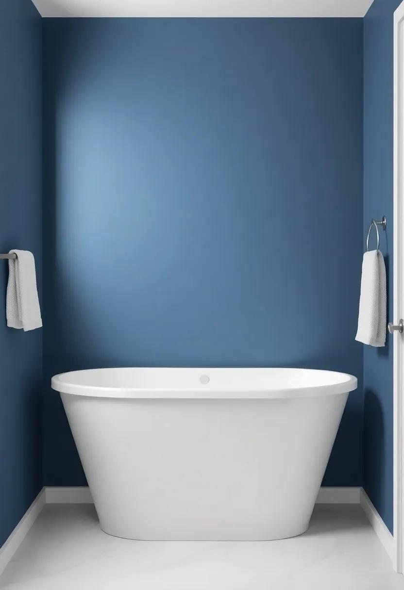 bold Accent⁤ Wall: Create a bold ‍accent wall using paint or⁣ removable wallpaper to add depth and character ⁢to your bathroom without ⁣compromising space