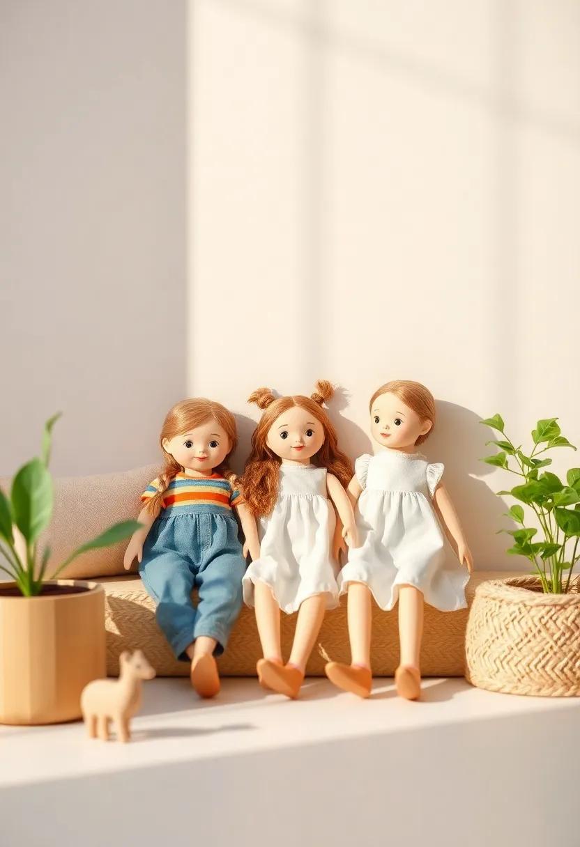 Eco-Friendly Dolls: Select dolls made from⁢ sustainable materials, such ⁣as organic cotton or ethically sourced wood, inspiring social play while putting the‍ planet first