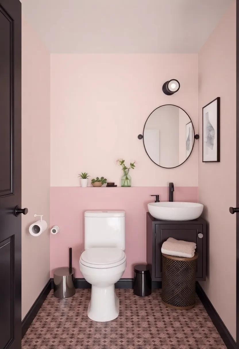Bold Accents: Using Color to Define Spaces ⁤in Your Tiny bathroom