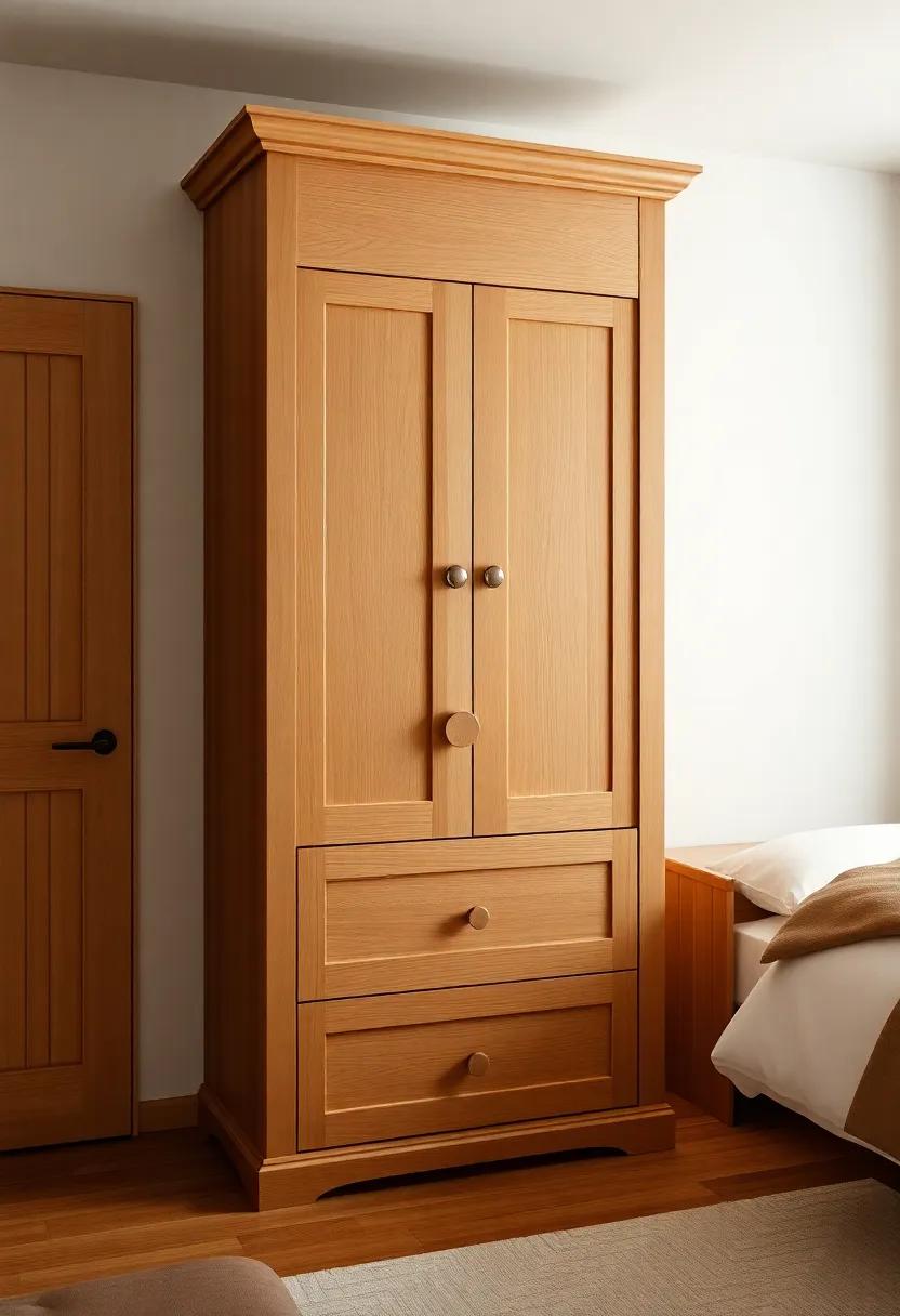 Classic Shaker: Timeless and functional,‌ a‌ Shaker-style wardrobe with simple hardware fits seamlessly into both traditional and modern spaces
