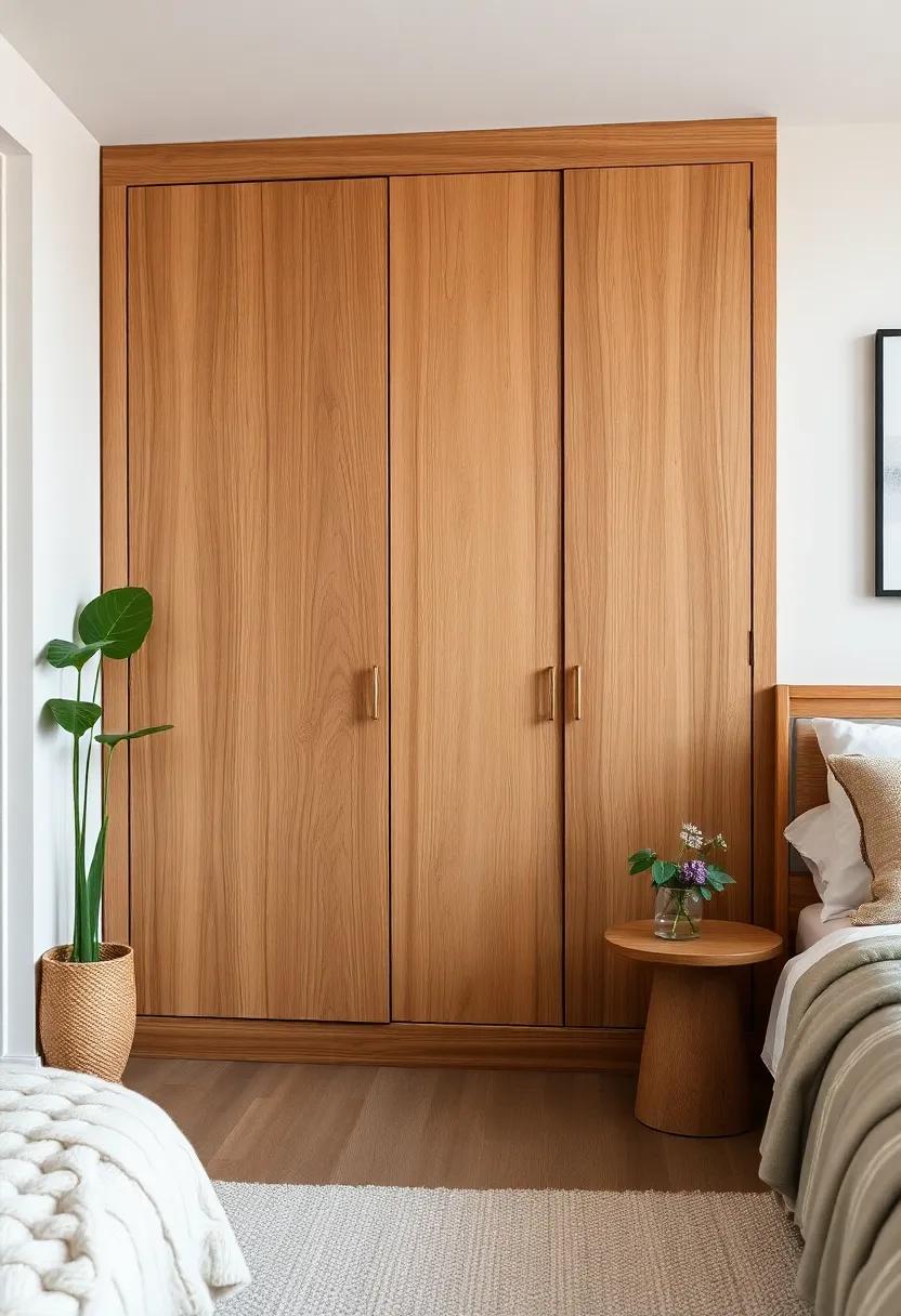 Urban Jungle: Bring nature indoors with⁢ a wardrobe made from sustainably sourced wood, incorporating ‌live edges and a natural ⁣finish for ‍an organic look