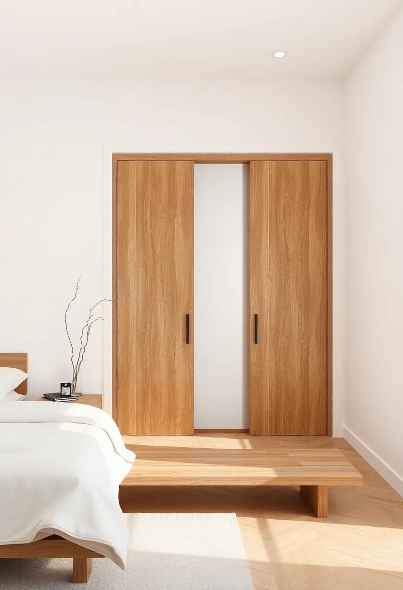 Zen ⁤Retreat:‌ A‌ wardrobe designed with⁢ sliding doors and⁤ natural ⁣finishes ‌encourages⁢ tranquility and simplicity,‍ perfect for a peaceful ambiance