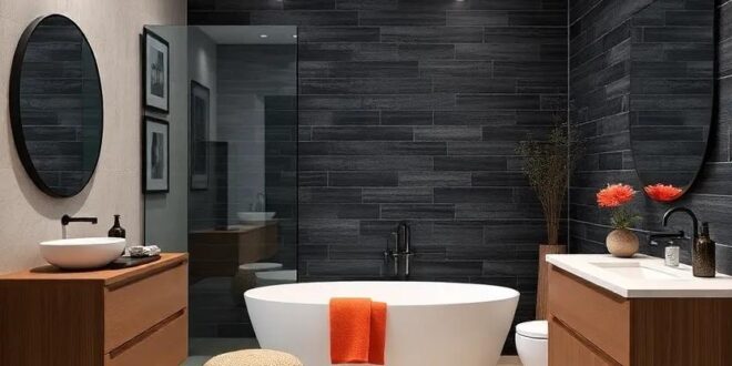 Transform Your Space: Inspiring Dark Bathroom Wall Tile Ideas for a Bold Look