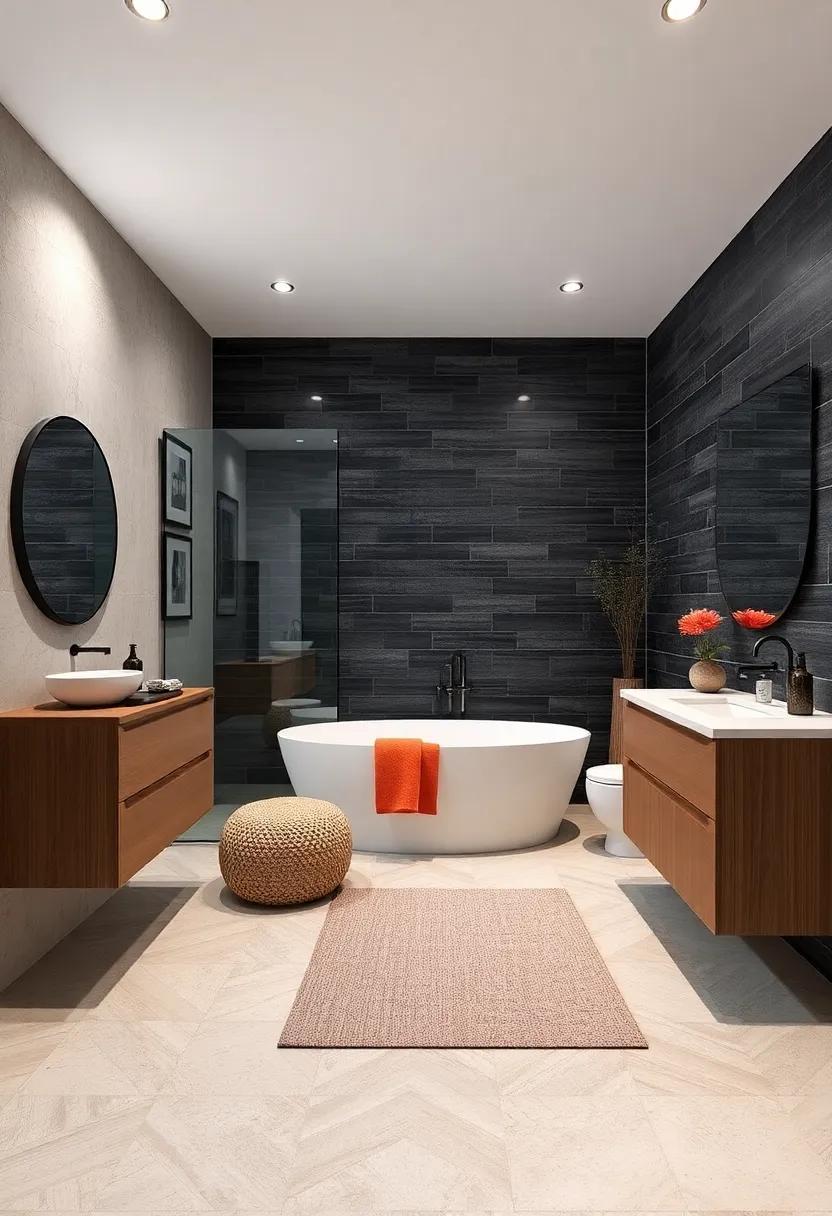 Transform Your Space: Inspiring Dark Bathroom Wall Tile Ideas for a Bold Look