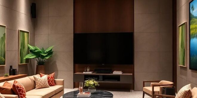 Elevate Your Viewing Experience: Exploring Luxury Home Theaters with Terrazzo Flooring
