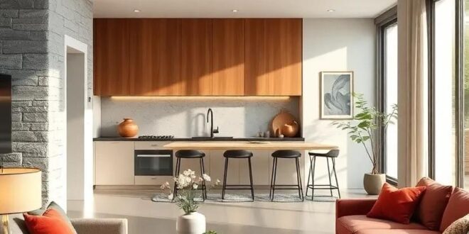 25 Inspiring Ideas for Small Open Concept Kitchen and Living Room Designs