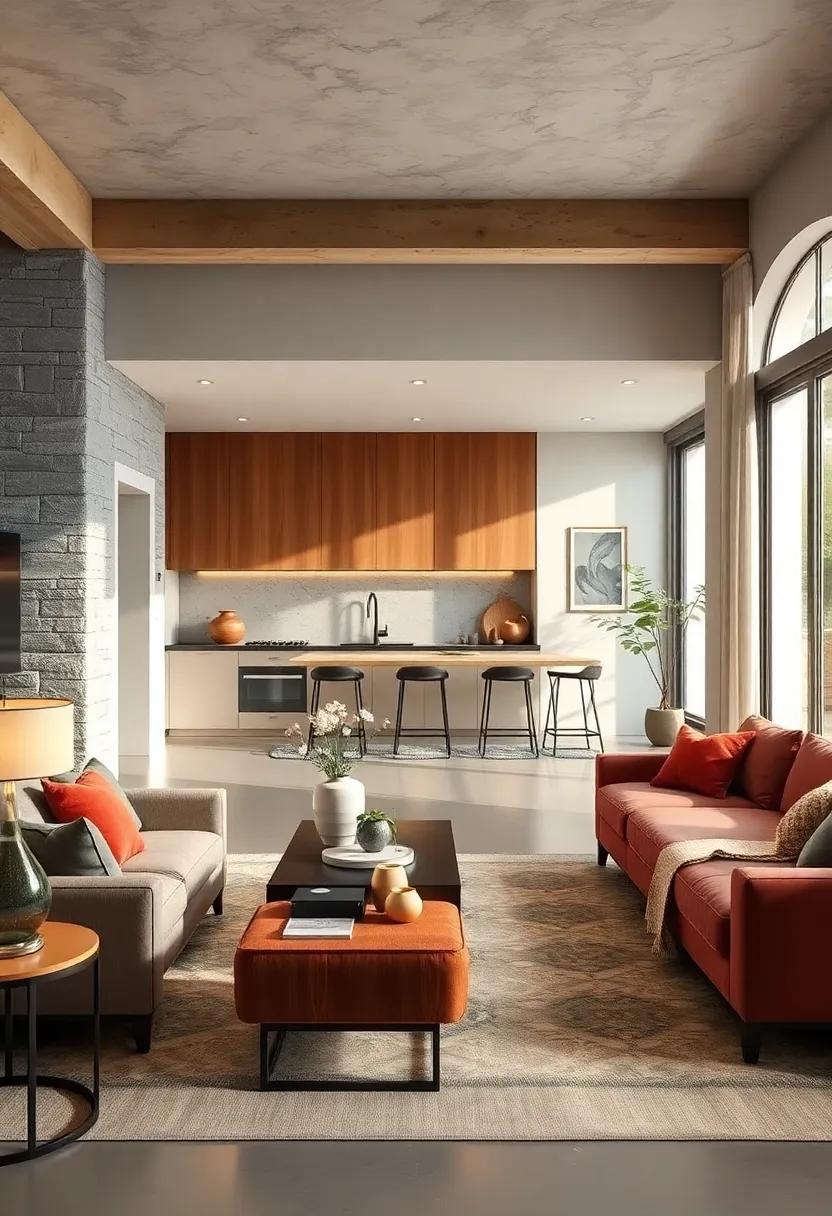 25 Inspiring Ideas for Small Open Concept Kitchen and Living Room Designs