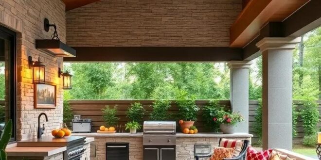 26 Inspiring Ideas for Your Ultimate Outdoor Kitchen Covered Patio Escape