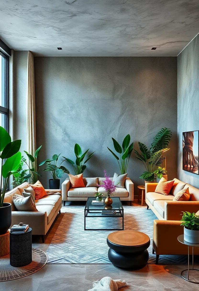 25 Lush Inspirations: Elevate Your High-End Living Room with Indoor Plants