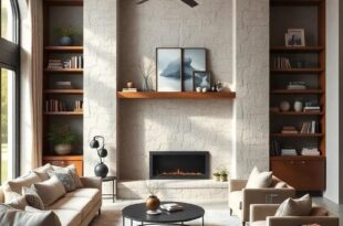 27 Charming Rustic Living Room Bookcase Designs for a Cozy Atmosphere