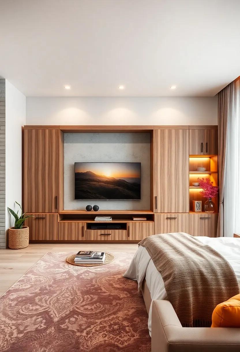 Multi-Functional Genius: A unit that combines ⁢a workspace⁣ and​ storage, featuring​ stylish sliding doors for a ⁣seamless‍ look