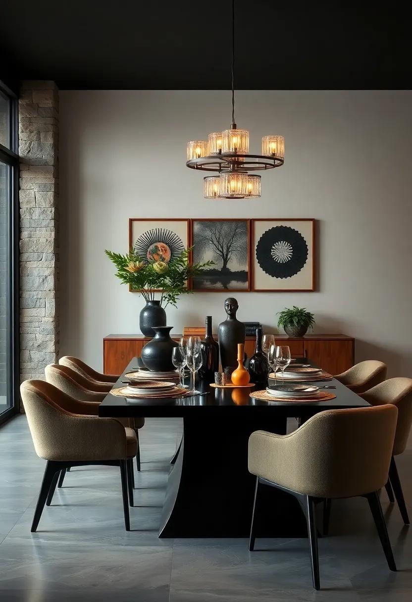 Cultural Artifacts:⁣ Infuse your dining decor with meaningful artifacts or sculptures that celebrate black culture and heritage, ⁣adding character to your space