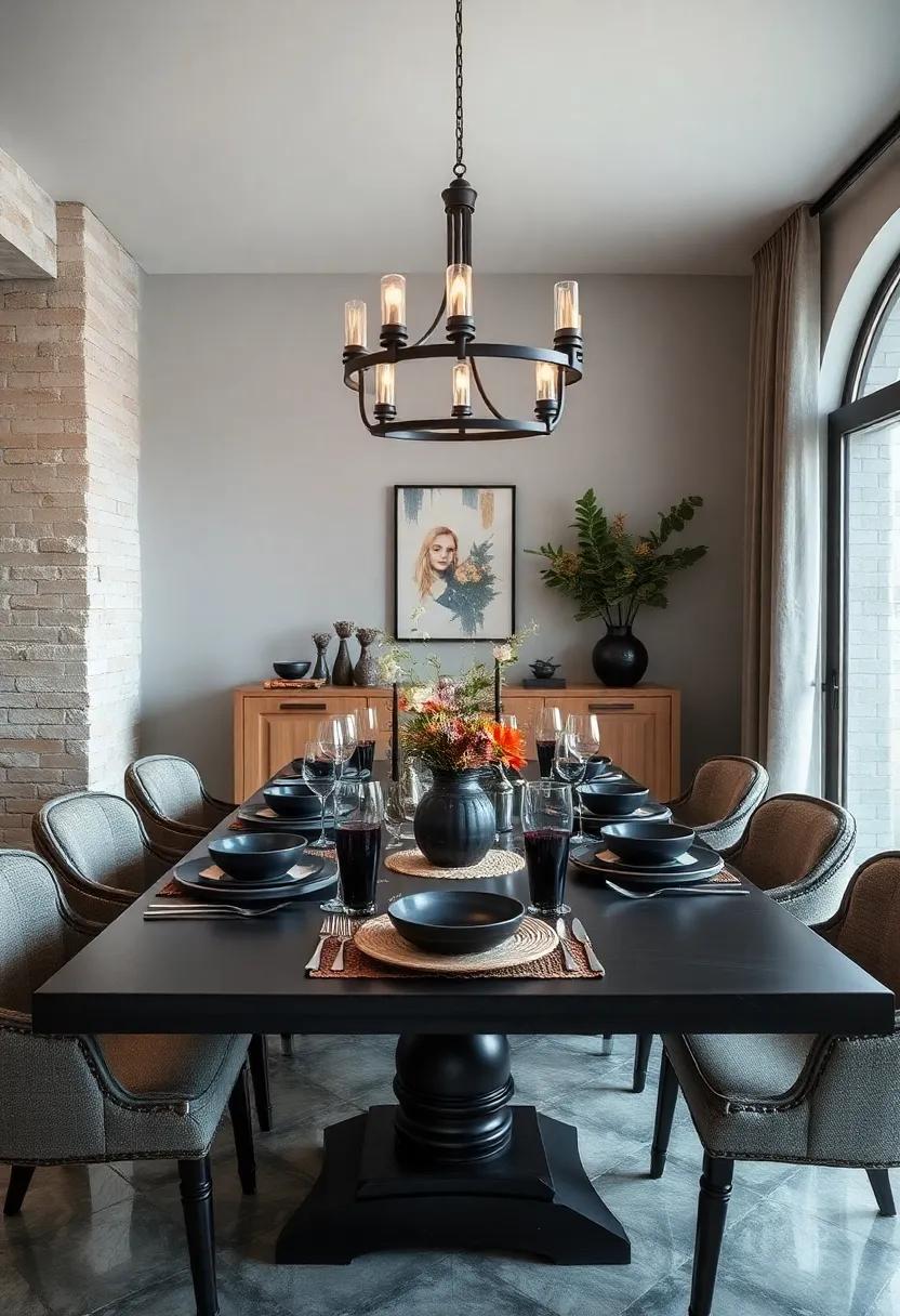 Vintage Black Accents: Incorporate vintage black pieces,such as antique dishes‌ or cutlery,to⁣ create a sense of nostalgia and warmth at your dining table