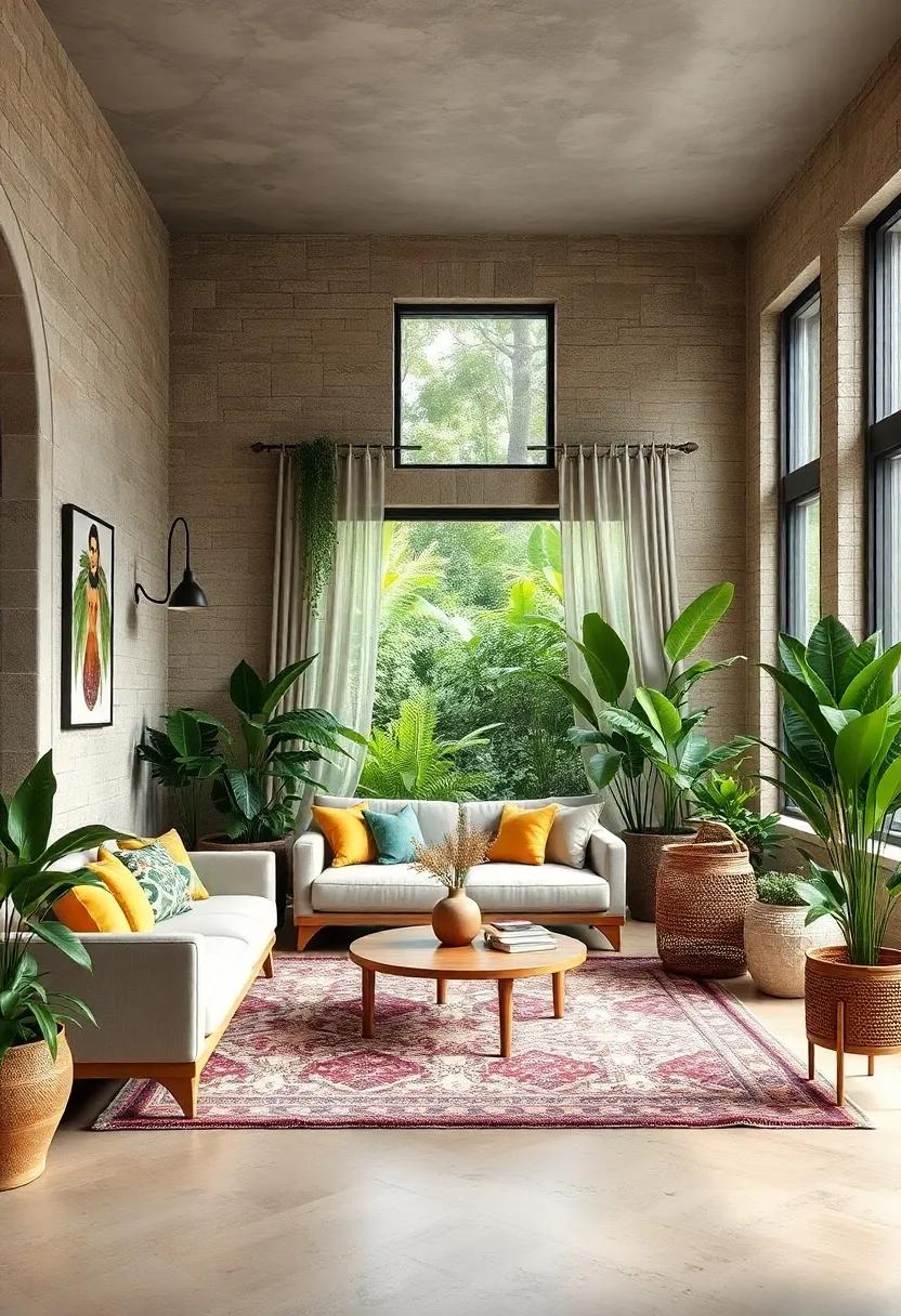 Greenery Galore:​ The Role of‌ Plants in a Boho Living Room
