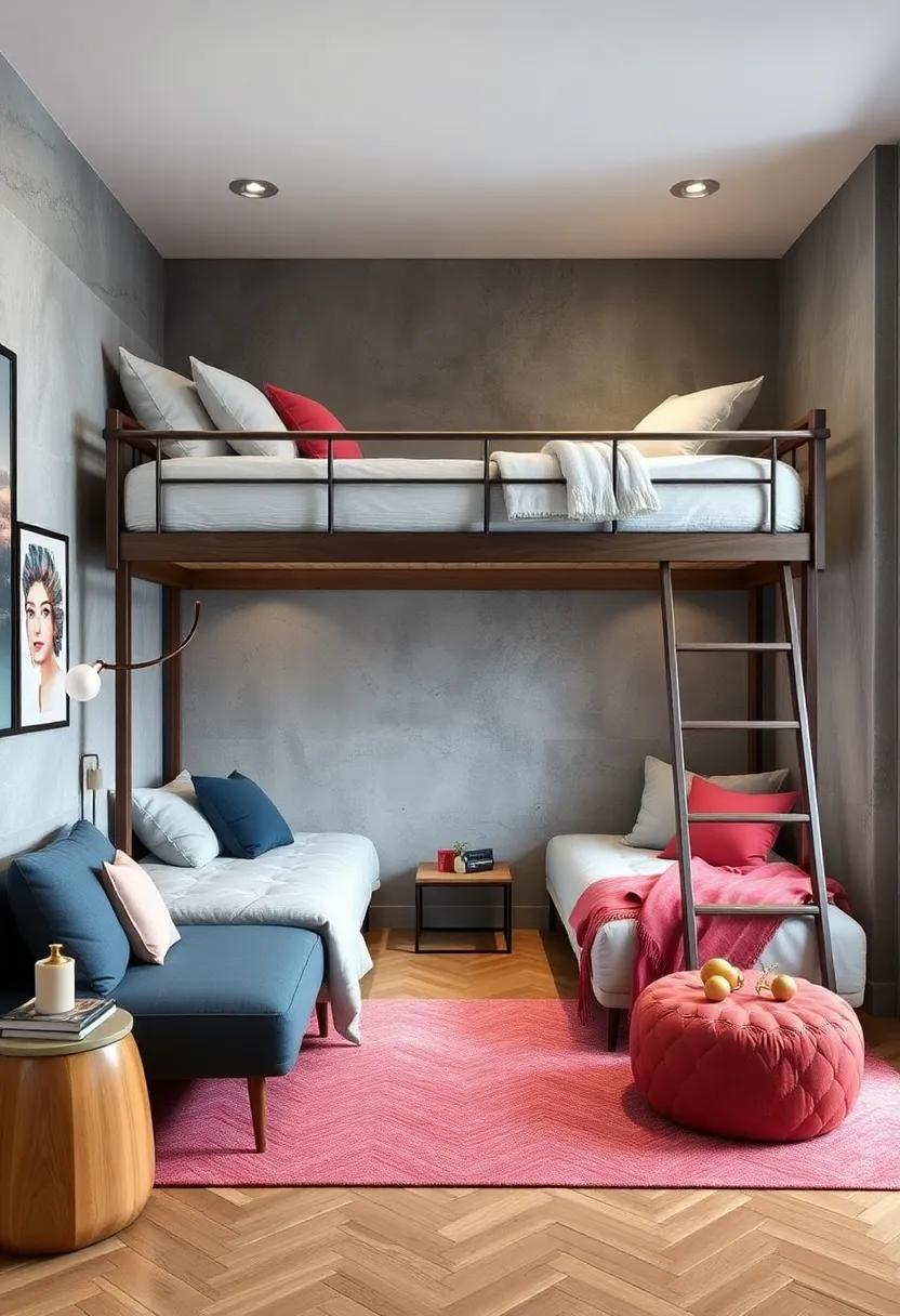 Luxurious Bunk Bed Styles That‌ redefine​ Sleepovers for ⁤Teens and Friends