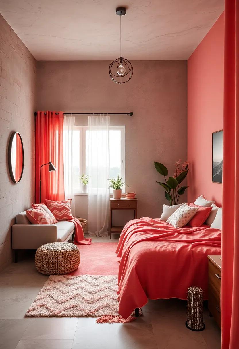 Creating a Dreamy Coral and Grey teen⁢ Room​ Sanctuary