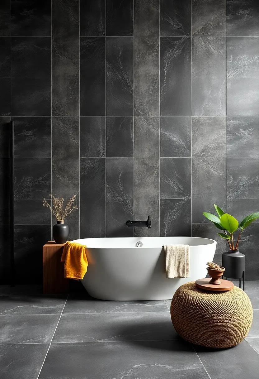 Bold Contrast: Using Light Fixtures⁣ to Highlight ‍Dark ⁢Bathroom Walls