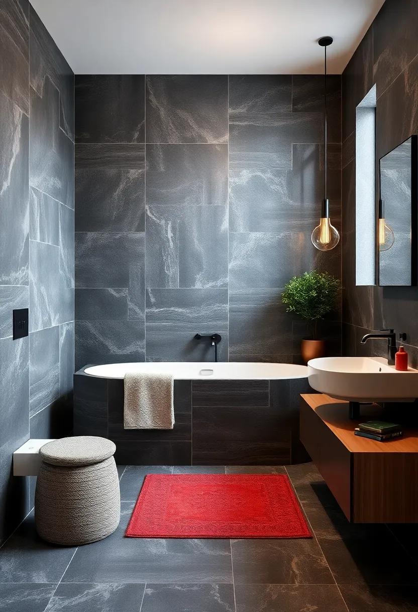 Choosing the Right Grout: Uniting or Contrasting with ⁣Dark Tiles