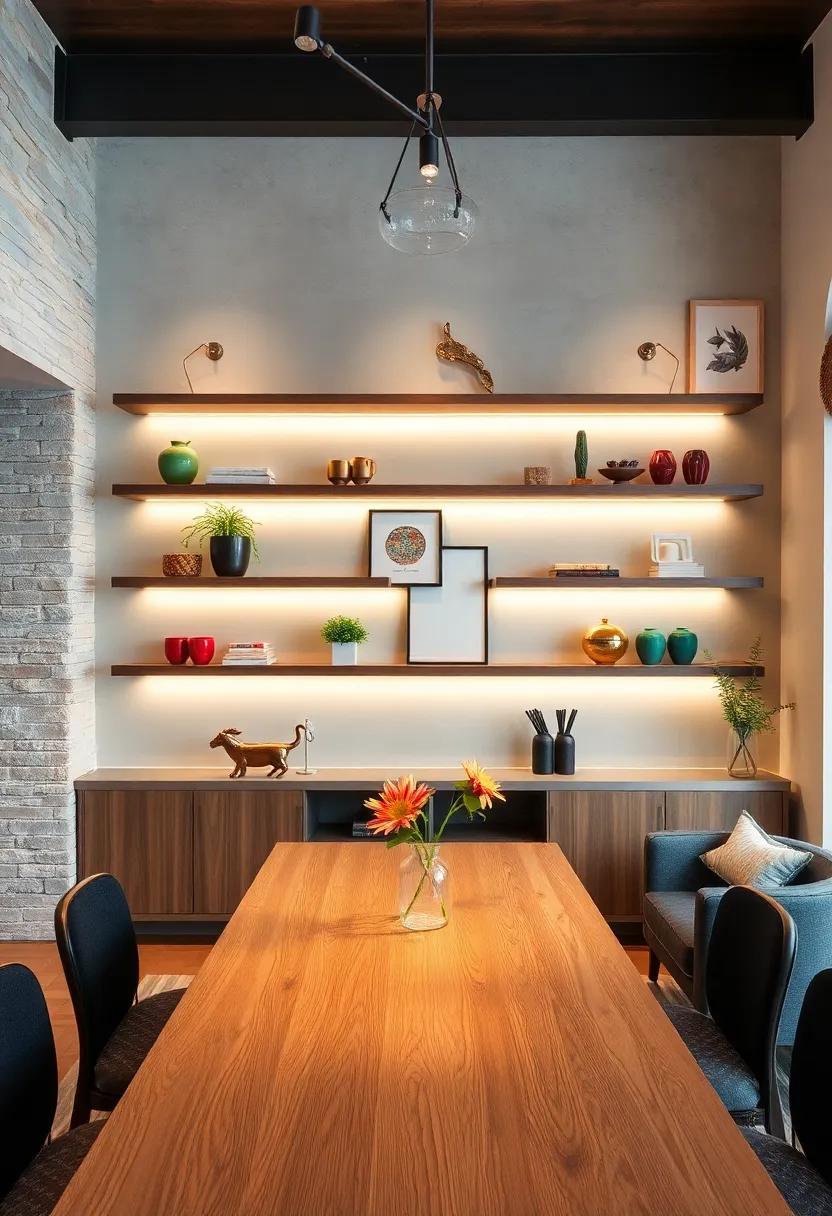 Industrial⁣ Edge: Use metal brackets and reclaimed wood for‍ a⁤ trendy,industrial ‌style that enhances modern dining spaces