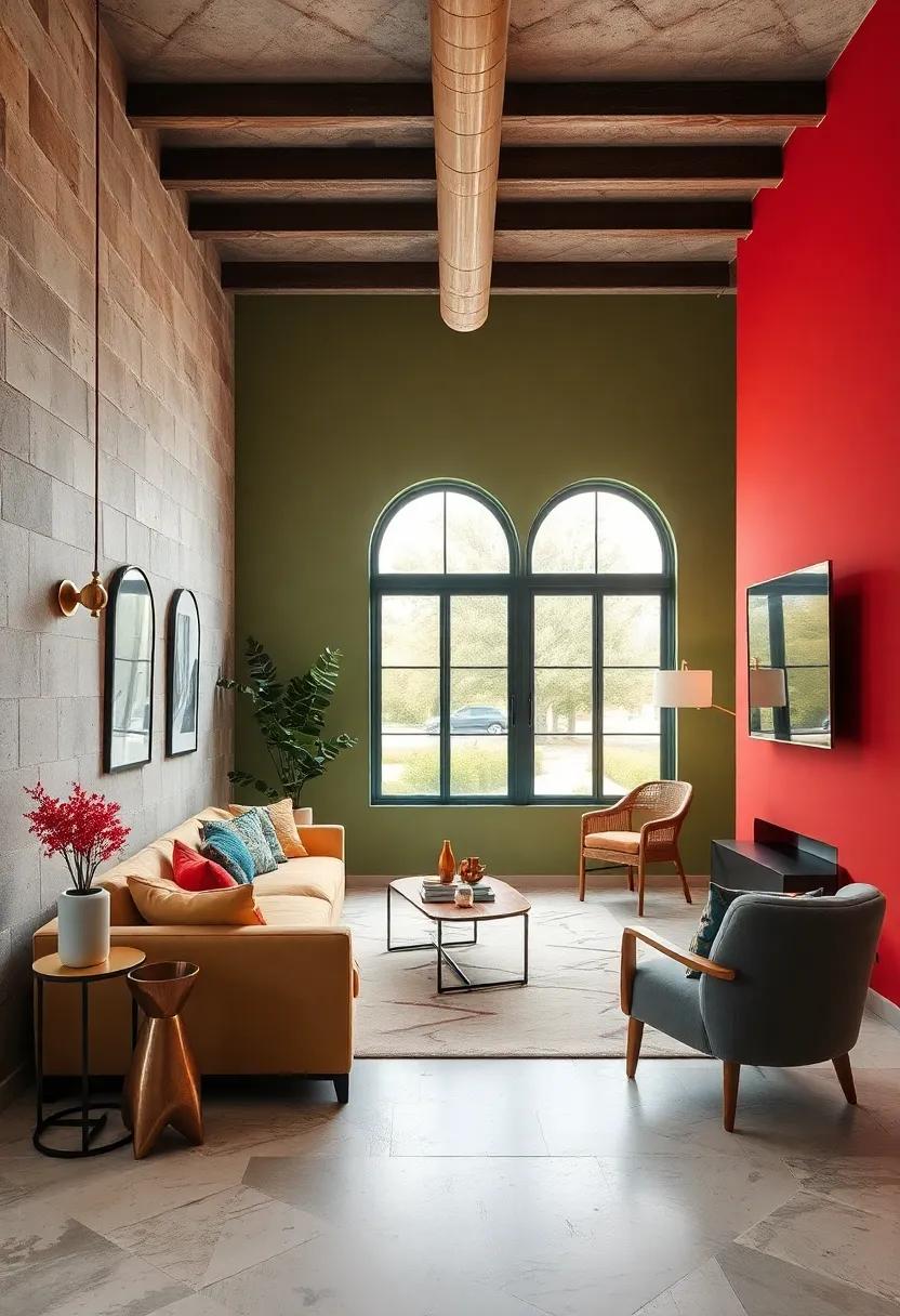 Celebrate Contrast: Use bold, vibrant colors on one‍ wall to create a stunning⁢ focal point that draws the eye