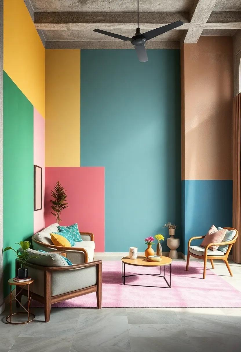 Accent Walls: ⁢Choose a single wall to paint in a stand-out color, complementing softer hues in the rest of the room