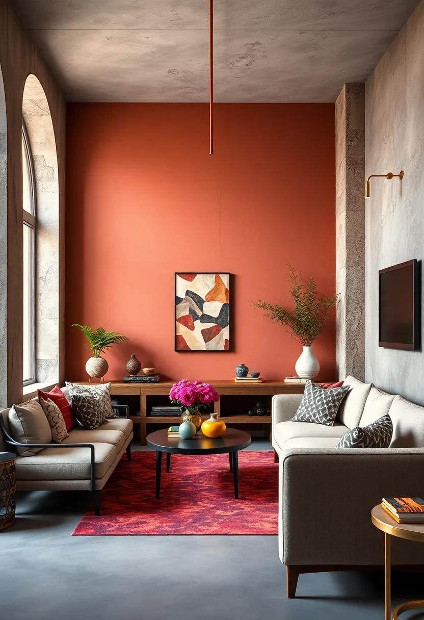 Play‍ with⁤ Textures: Combine different wall colors with textured finishes to enhance depth and visual interest in the room