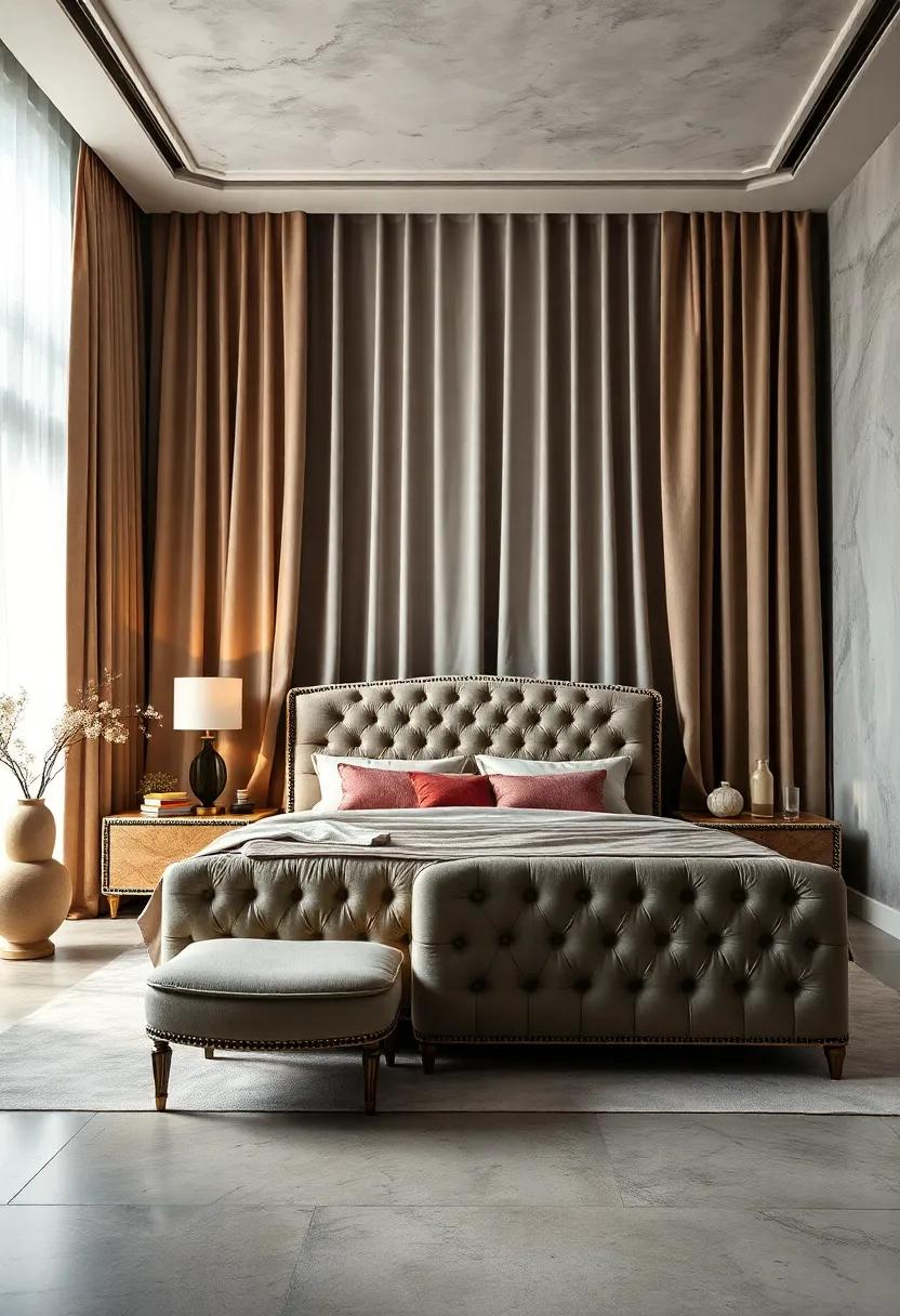 Craft‌ a Romantic ​Atmosphere‌ with‌ Tufted drapes