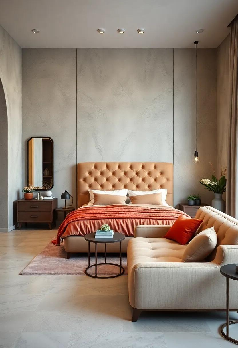 Embrace Luxurious⁣ Textures⁤ with Velvet‌ Tufted‌ Headboards