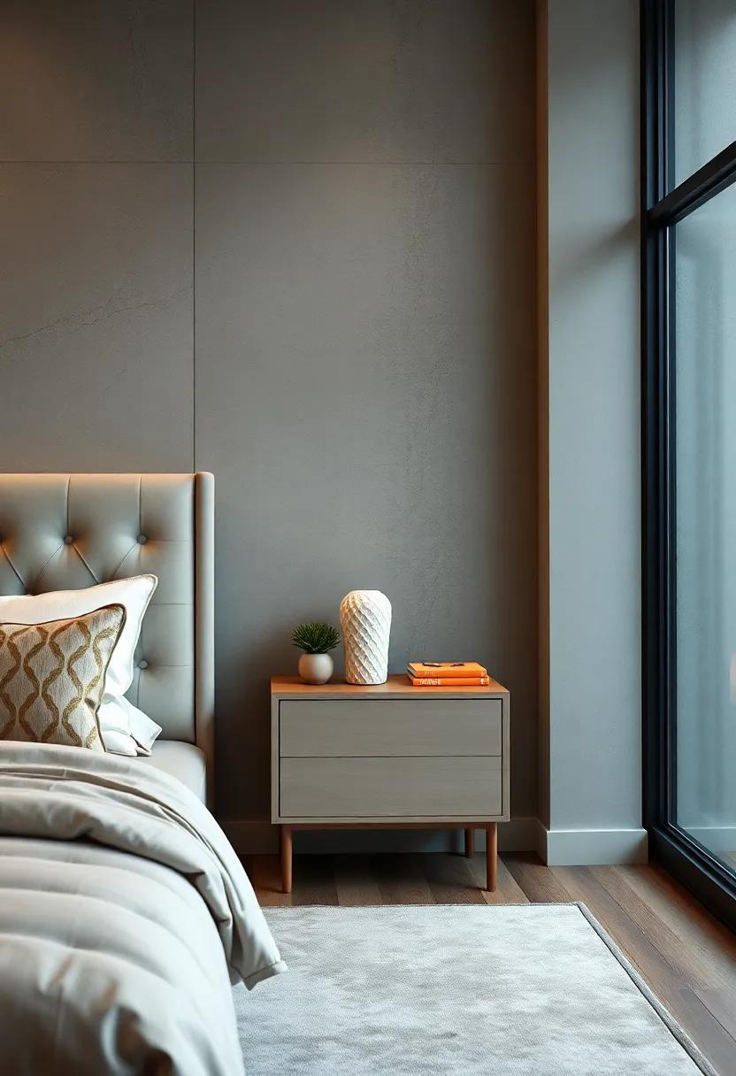Style a ​Nightstand with a Tufted Nightlight