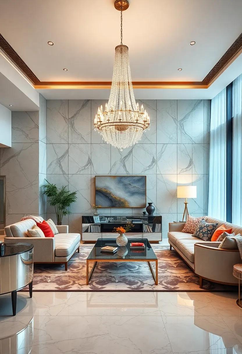 Install a Mirrored Entertainment Center: ⁢Create a⁤ seamless look that hides technology while enhancing a refined atmosphere