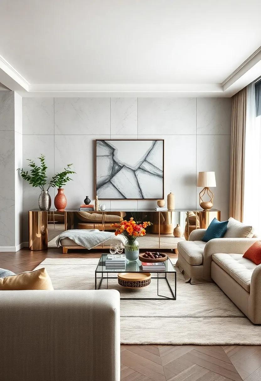 Select a Mirrored​ Sideboard: A functional piece that offers storage⁣ while doubling⁤ as ⁣a striking ⁤decorative element