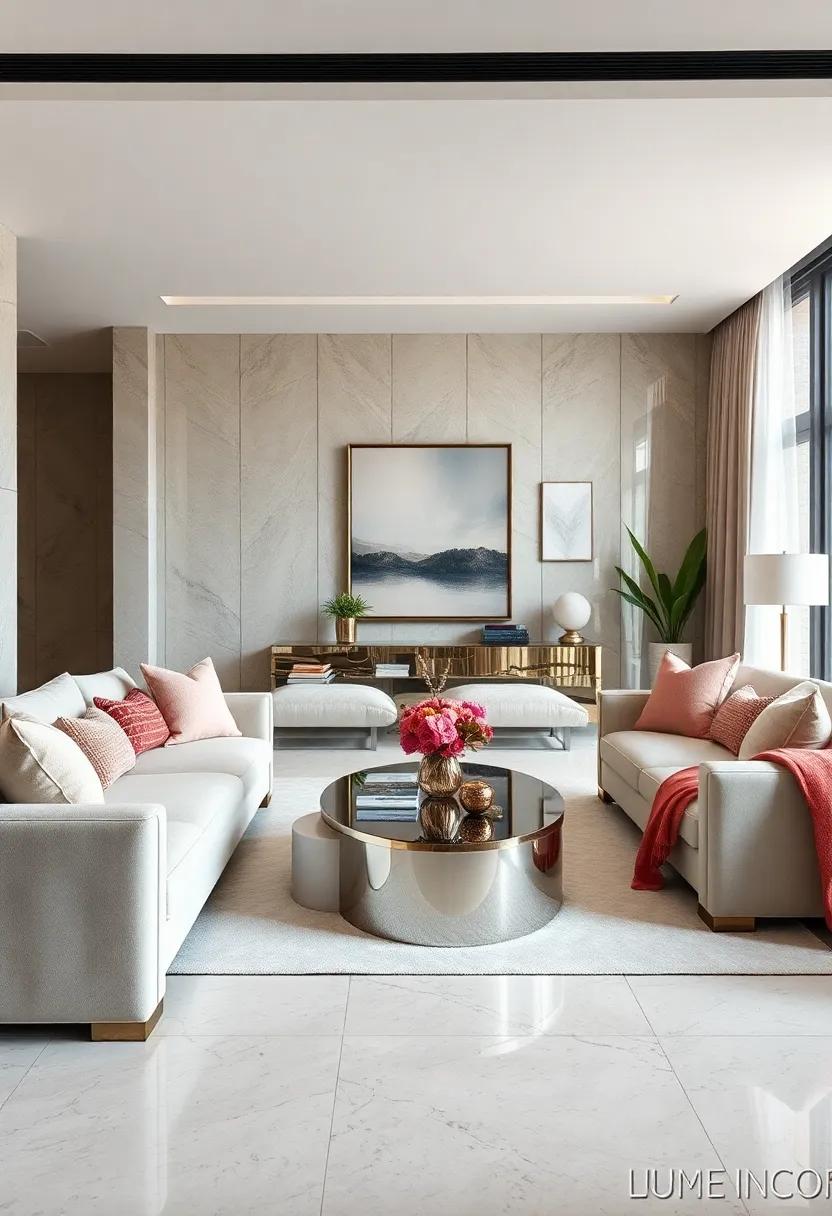 Include Mirrored Pillows and ‌Throws: Add layers of comfort and style ‌with textiles that reflect​ the luxury ‌theme