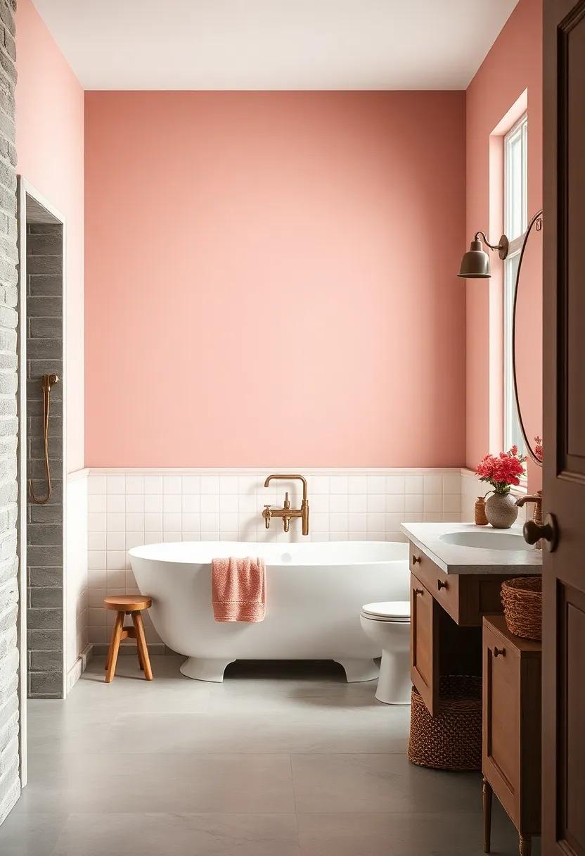 Antique Rose: Add a touch of vintage elegance with a muted rose that ⁣pairs beautifully with brass fixtures and wooden accents