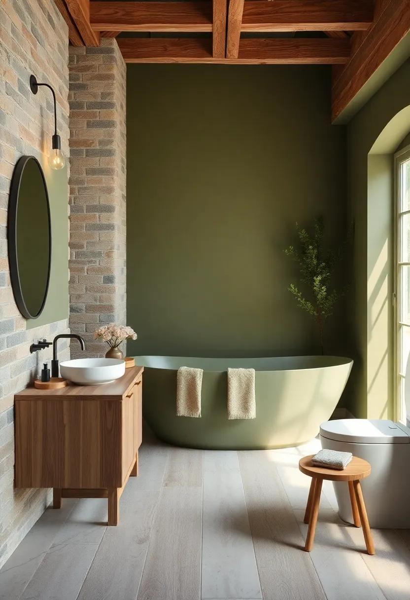 Olive Green: ‌Introduce a deep, earthy olive for a rich color​ statement that pairs beautifully with natural wood elements