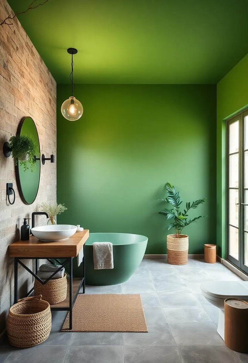 Rich Forest Green: Transform ⁤your space into a serene retreat‍ with a deep forest green that ​promotes relaxation and a connection to⁢ nature