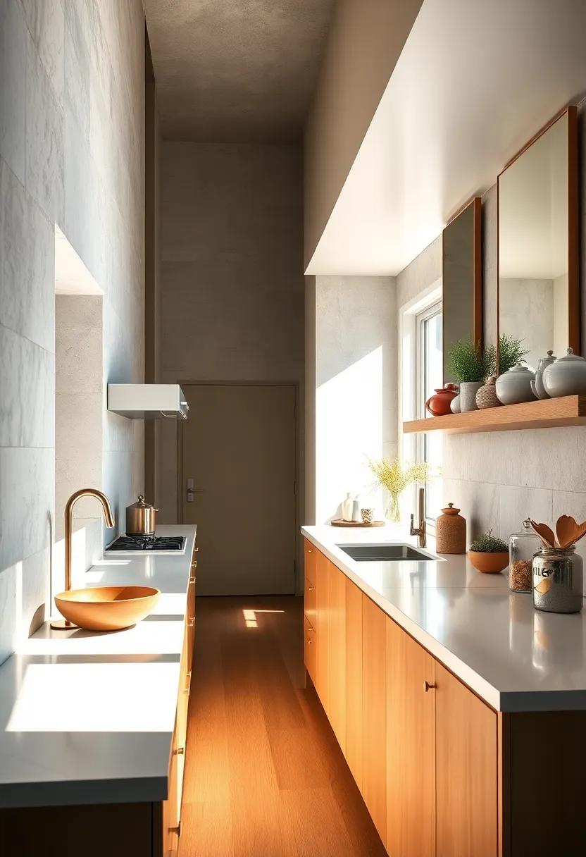 Add Mirrors for Depth: Strategically place mirrors to reflect light and ⁢give the illusion of a larger space, making your kitchen feel expansive