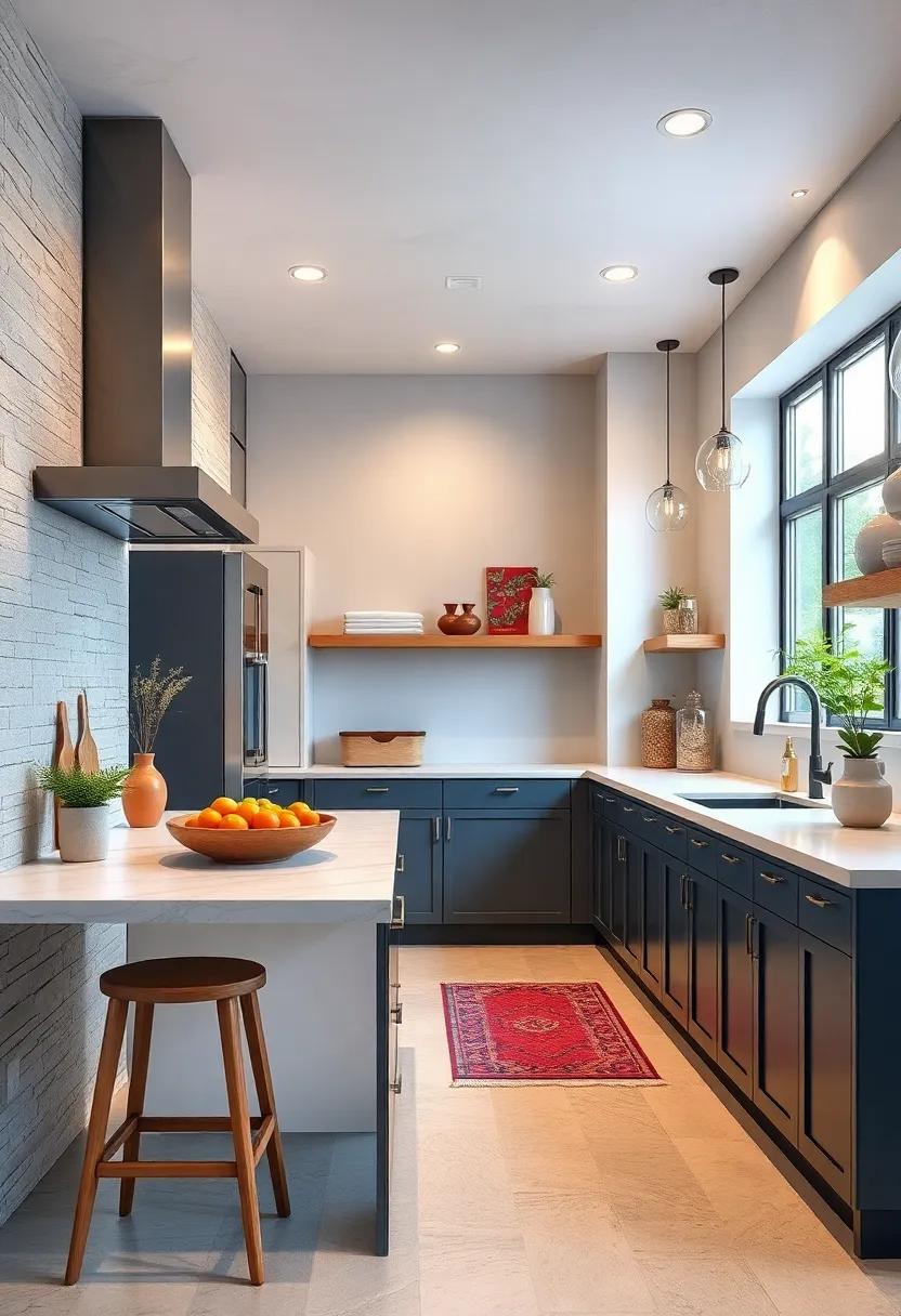 Create⁢ a Color Palette:‍ Establish a cohesive color ‍scheme that harmonizes ⁣cabinetry,​ countertops, and décor for a unified aesthetic