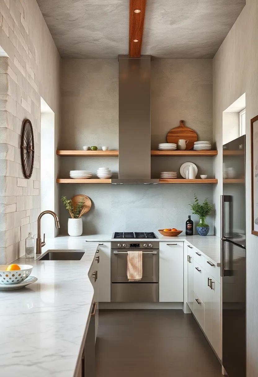 Embrace⁢ an Open Shelf Concept: Replace ‌upper‌ cabinets with floating shelves to create a sense‍ of openness and ⁤display beautiful ‍dishware
