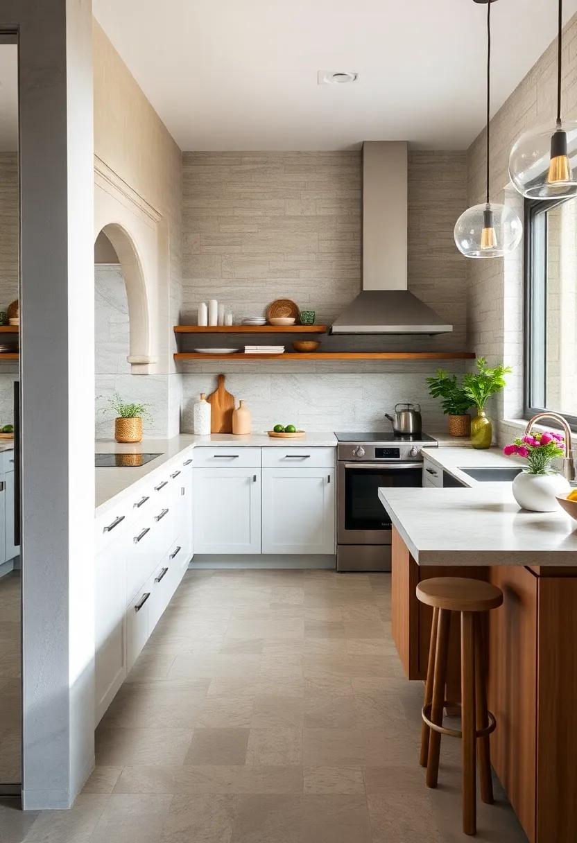 Make ​a Statement with Flooring: ⁤Choose bold tile patterns or unique materials ‌to ‍create a dynamic floor that ‍compliments your kitchen's design