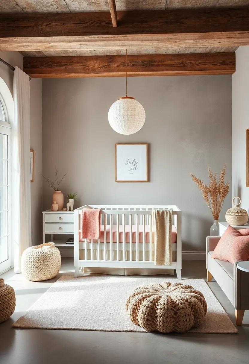 Sweetly Serene: ⁣Create a calming atmosphere with muted tones and a convertible crib featuring soft textures to ‍soothe your baby into peaceful slumber