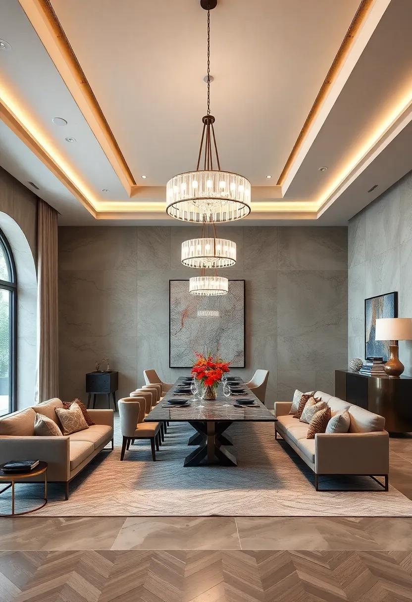 Elevate Your Dining ⁤Experience with⁤ Oversized ​Chandeliers That ⁣Command attention