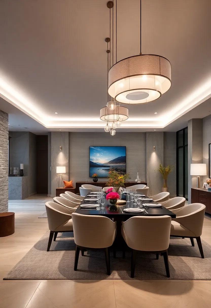 Artistic Elegance: Showcasing Artistic ‌Lighting Designs for Grand Dining Rooms