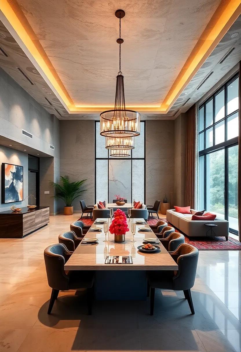Luxury Textures: ⁤Combining Materials for a Rich Lighting ⁤Aesthetic