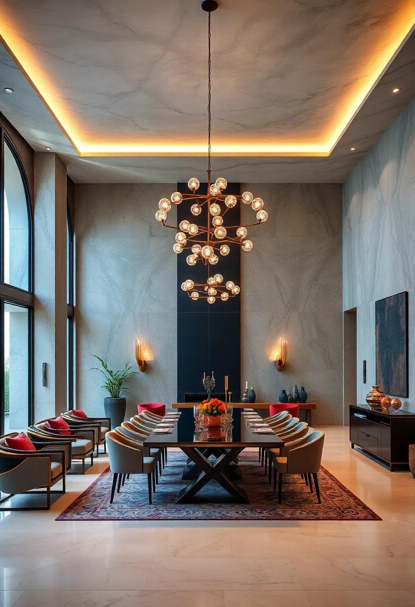 Sculptural Statements: Using Lighting⁢ fixtures as Art Pieces in Dining Areas