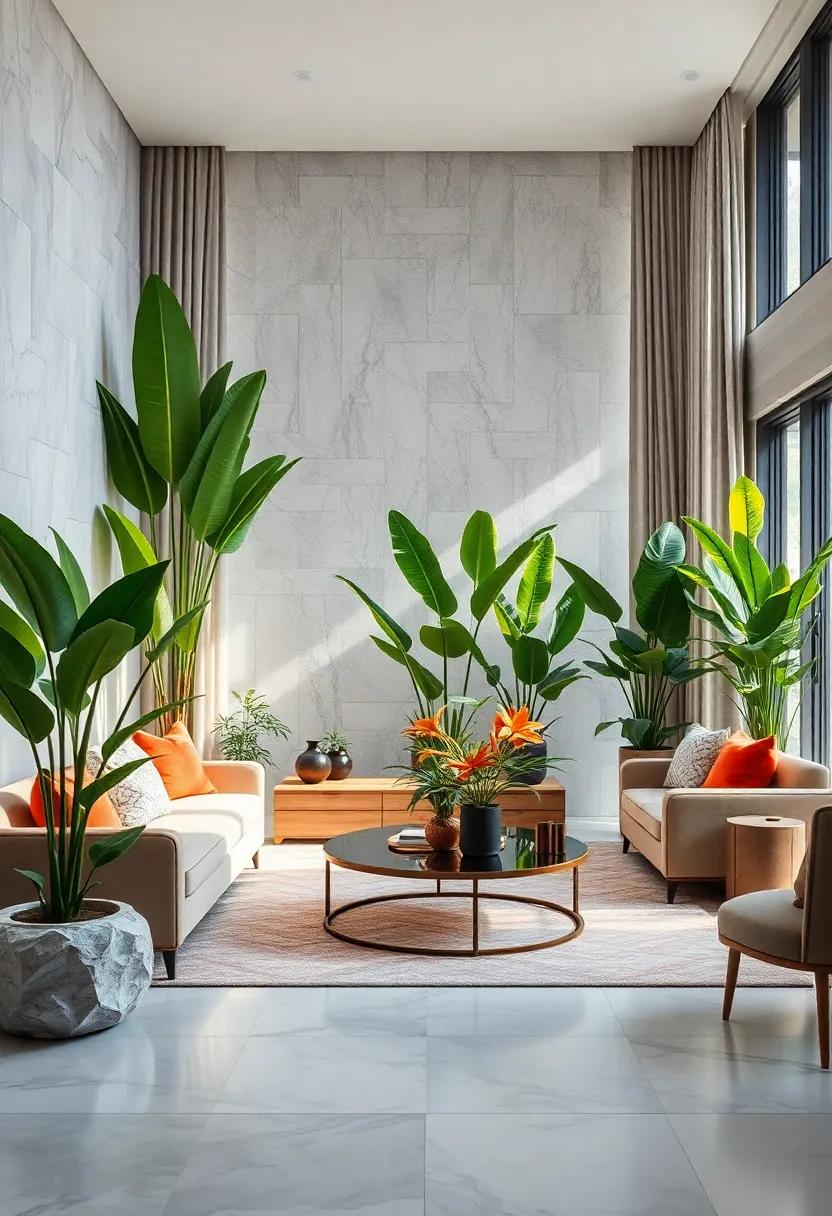 Bird of Paradise: Its striking‍ foliage mimics‍ a tropical paradise, and it can grow‍ tall,‌ adding height and elegance​ to your space